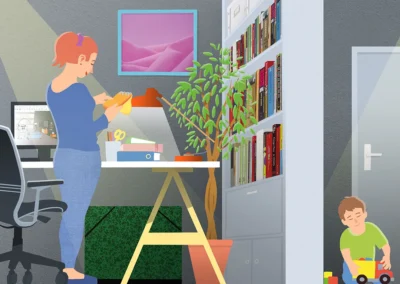 Illustrations pour un programme immobilier Nexity