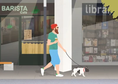 Illustrations pour un programme immobilier Nexity