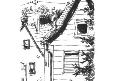 Croquis à l'encre - Munich