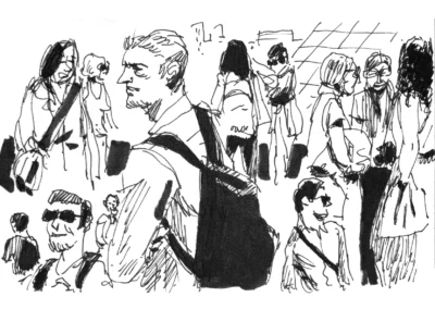 Croquis à l'encre - Paris