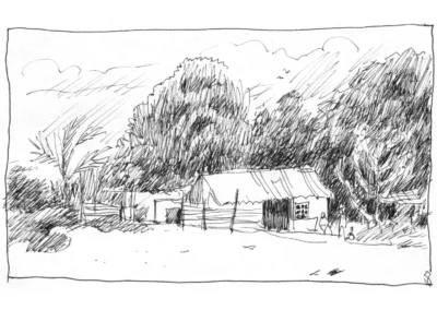 Croquis au stylo bille - Colombie
