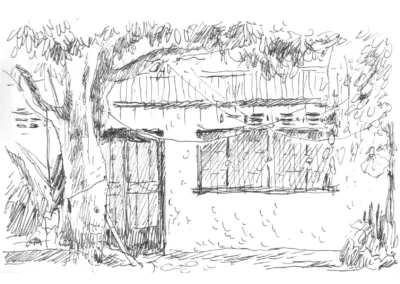 Croquis au stylo bille - Colombie