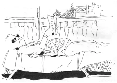 Croquis à l'encre - Espagne