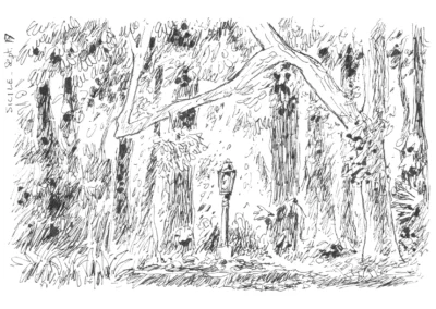Croquis à l'encre - Sicile