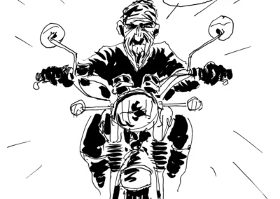 Vieux motard
